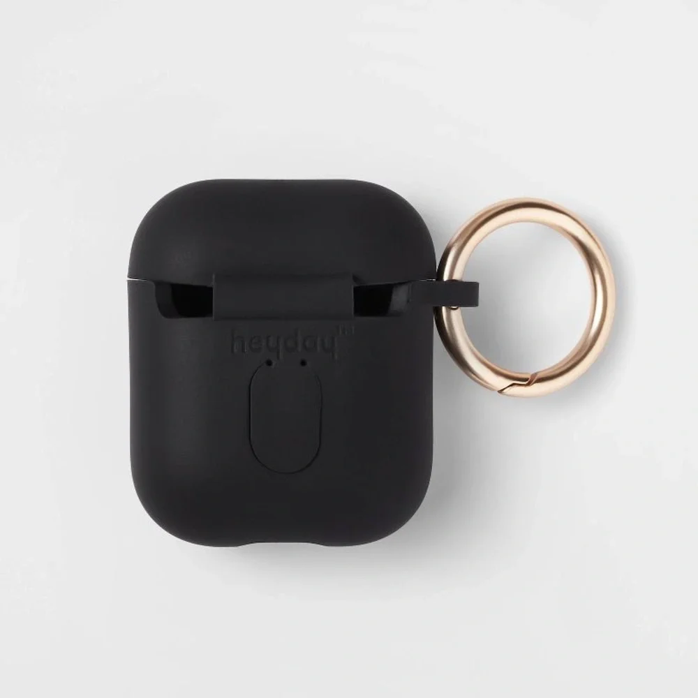 HeyDay Black AirPods Case Cover with Gold Ring – NWT
